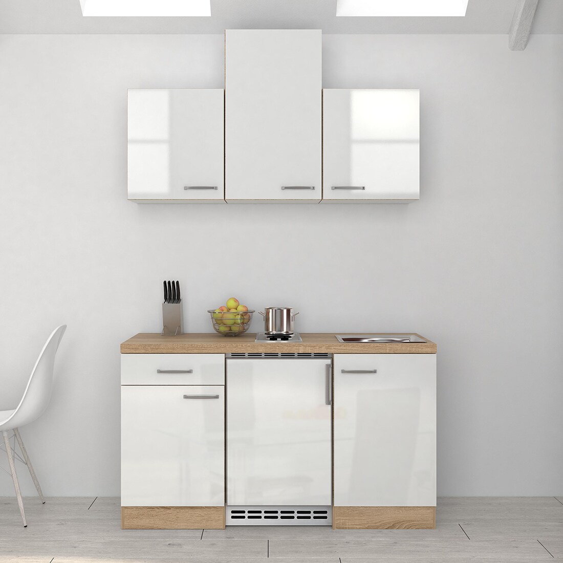 Flex-Well K&uuml;chenzeile 150 cm G-150-1002-000 Valero - Bild 1