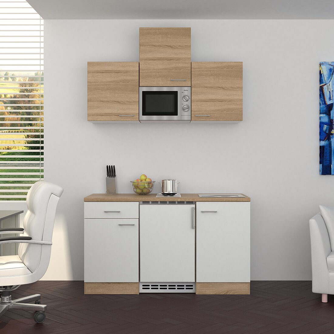 Flex-Well K&uuml;chenzeile 150 cm G-150-1001-031 Samoa - Bild 1