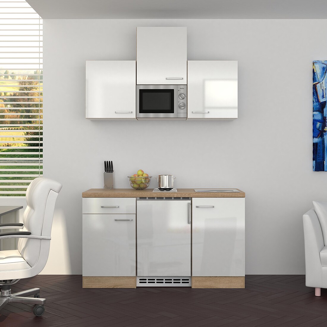 Flex-Well K&uuml;chenzeile 150 cm G-150-1001-031 Valero - Bild 1