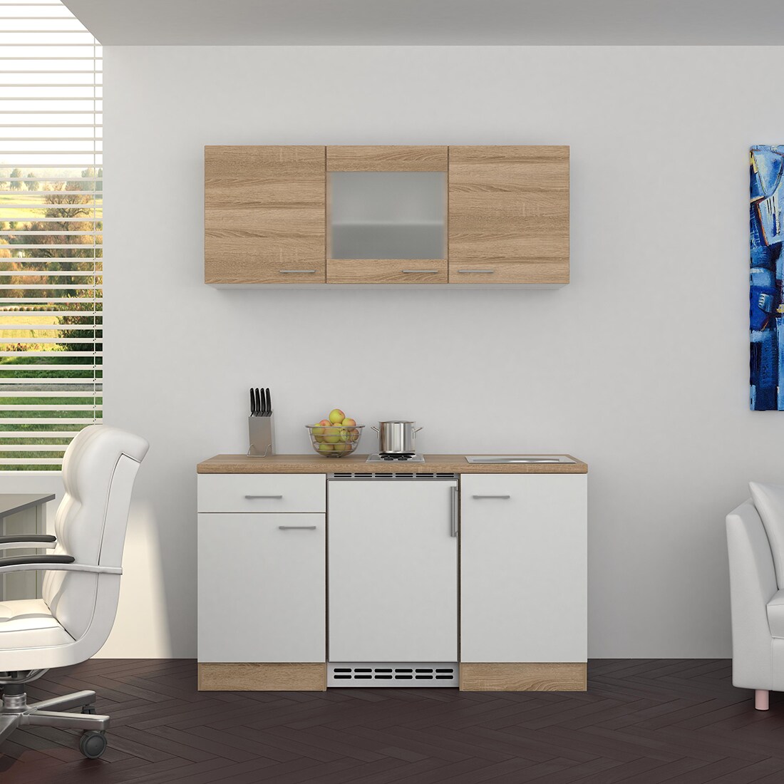 Flex-Well K&uuml;chenzeile 150 cm G-150-1001-022 Samoa - Bild 1