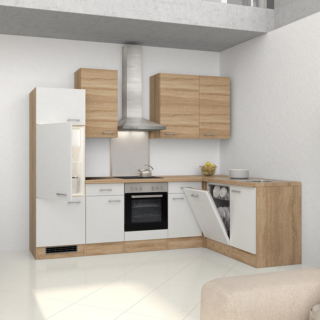 Flex-Well Winkelk&uuml;che G-999-2802-024 Samoa - Bild 1