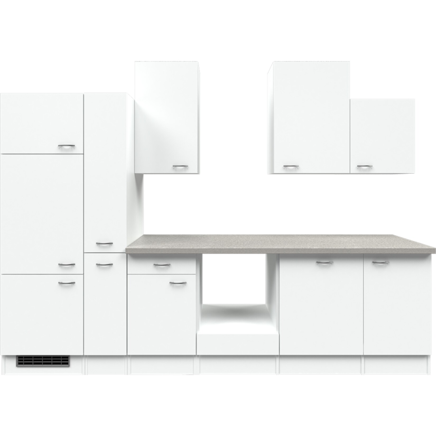 Flex-Well K&uuml;chenzeile ohne E-Ger&auml;te 310 cm L-310-2603-000 Wito - Bild 1