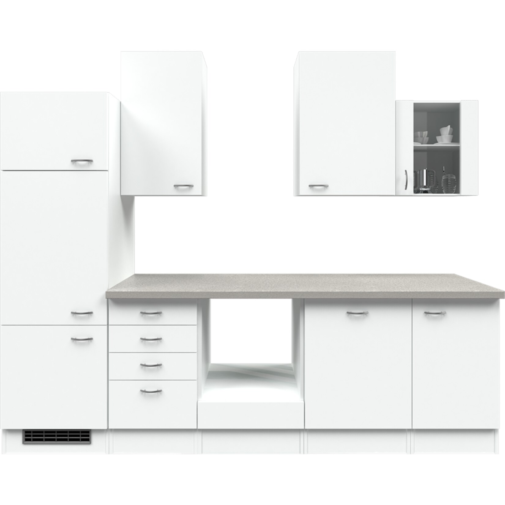 Flex-Well K&uuml;chenzeile ohne E-Ger&auml;te 280 cm L-280-2307-014 Wito - Bild 1