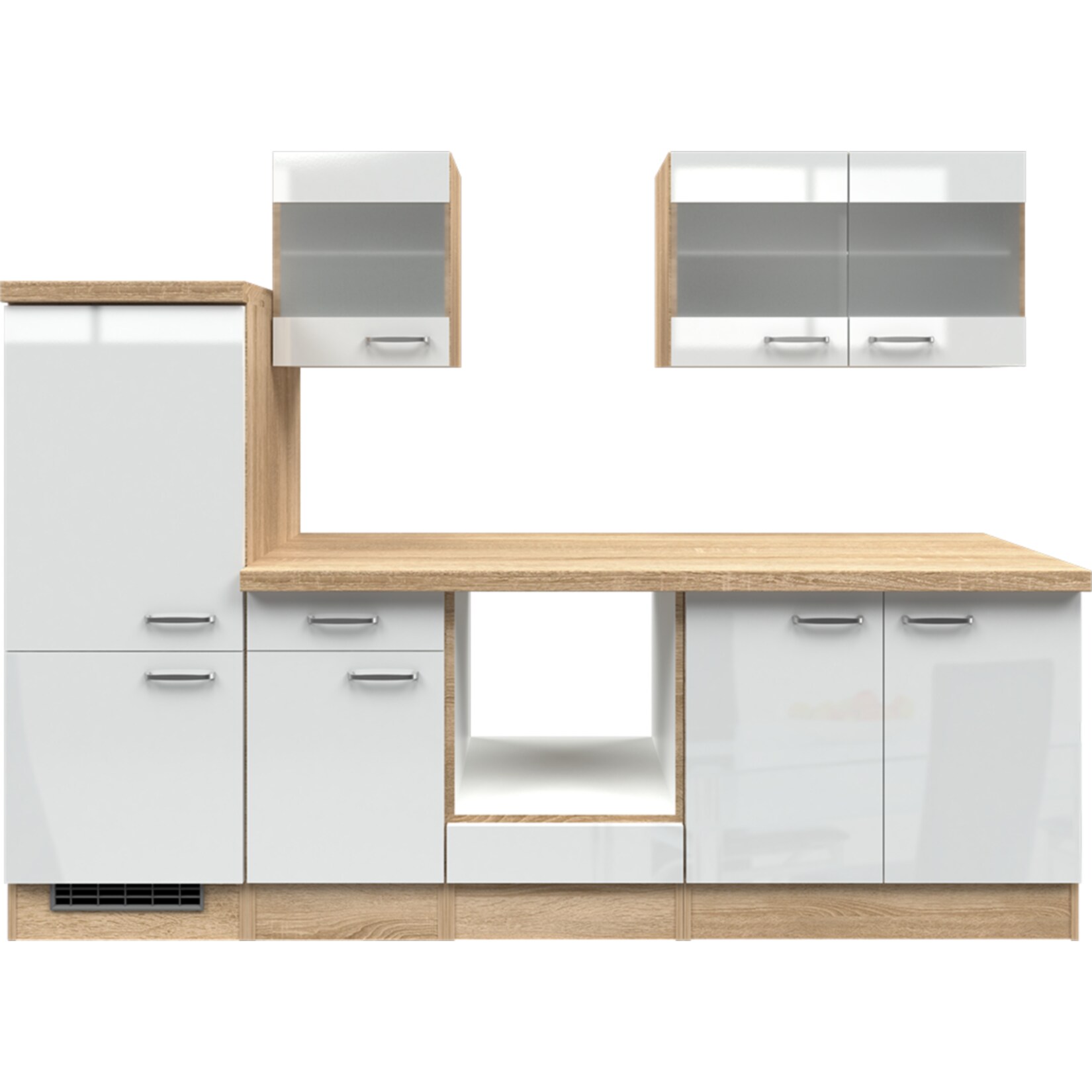 Flex-Well K&uuml;chenzeile ohne E-Ger&auml;te 270 cm L-270-2206-030 Valero - Bild 1