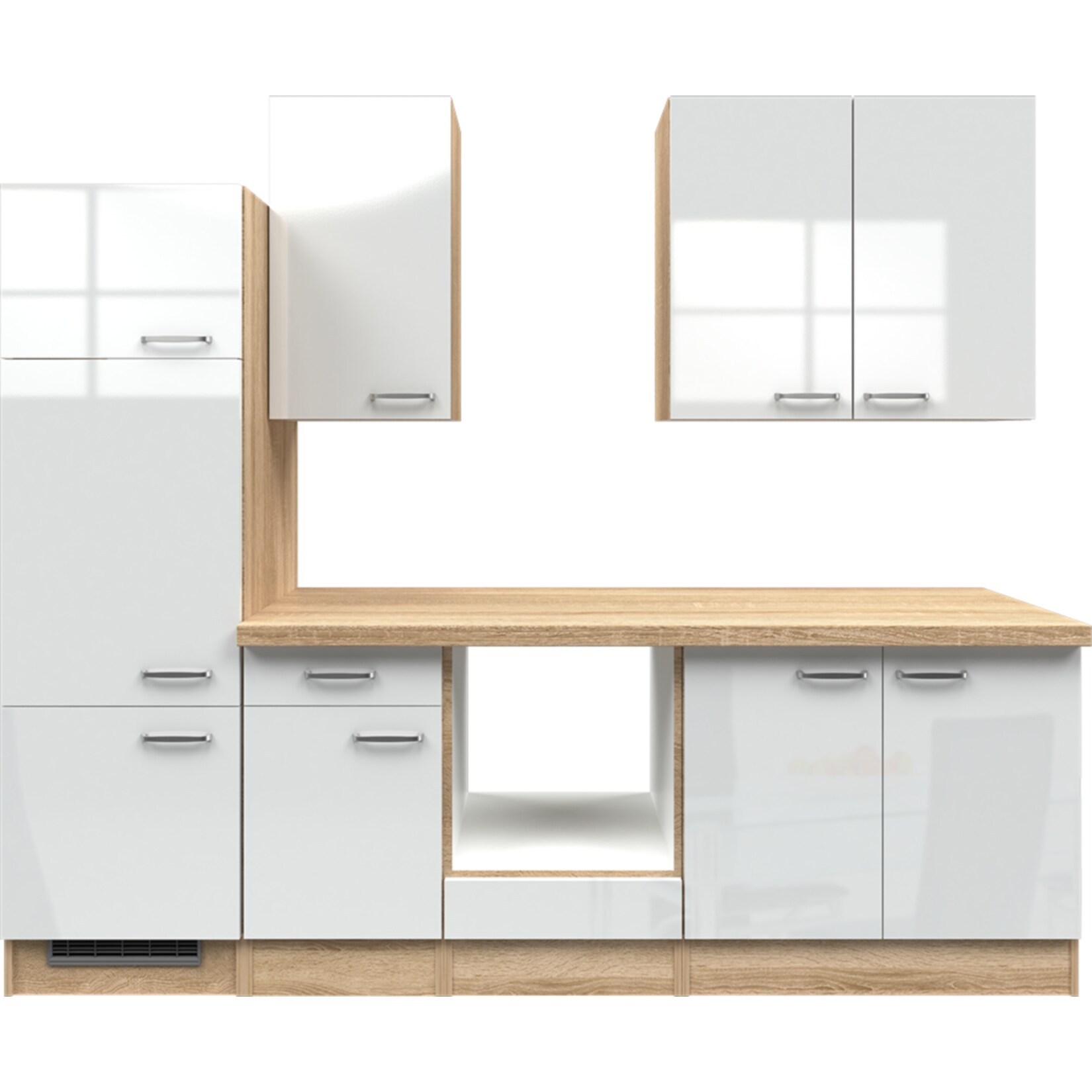 Flex-Well K&uuml;chenzeile ohne E-Ger&auml;te 270 cm L-270-2203-024 Valero - Bild 1