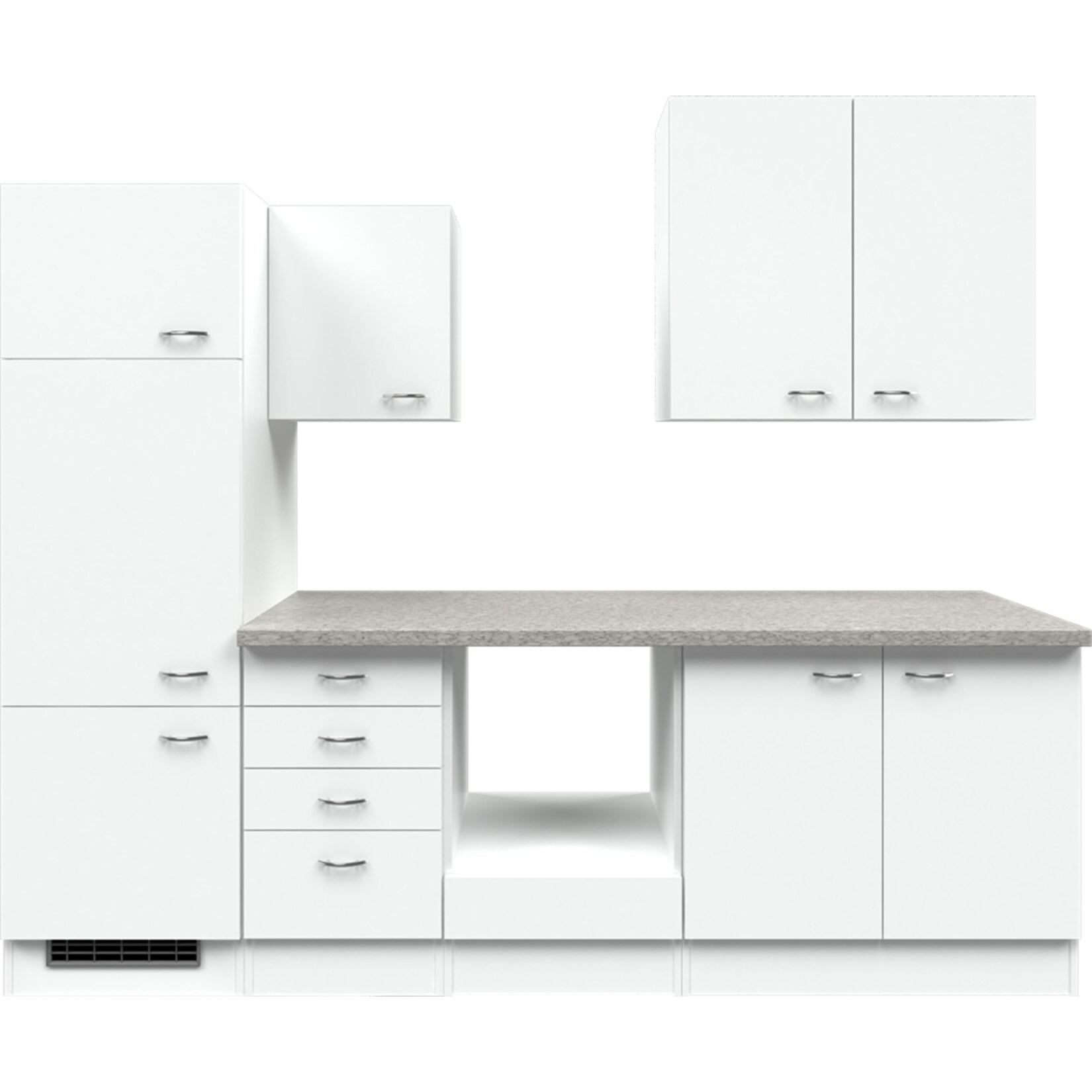 Flex-Well K&uuml;chenzeile ohne E-Ger&auml;te 270 cm L-270-2203-011 Wito - Bild 1