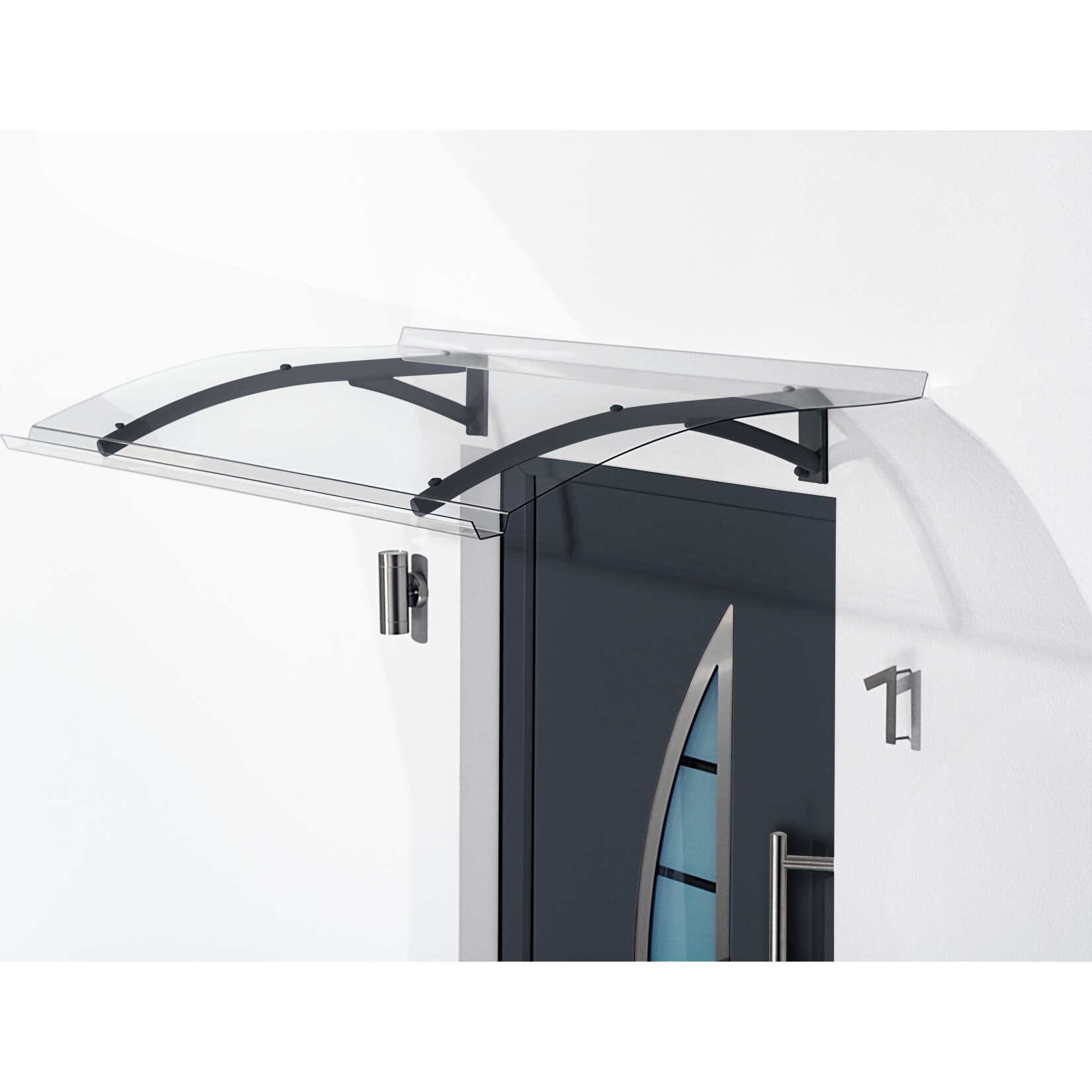 Gutta Typ PT Secco Pultvordach, 200 x 90 cm, anthrazit | 04003412111957