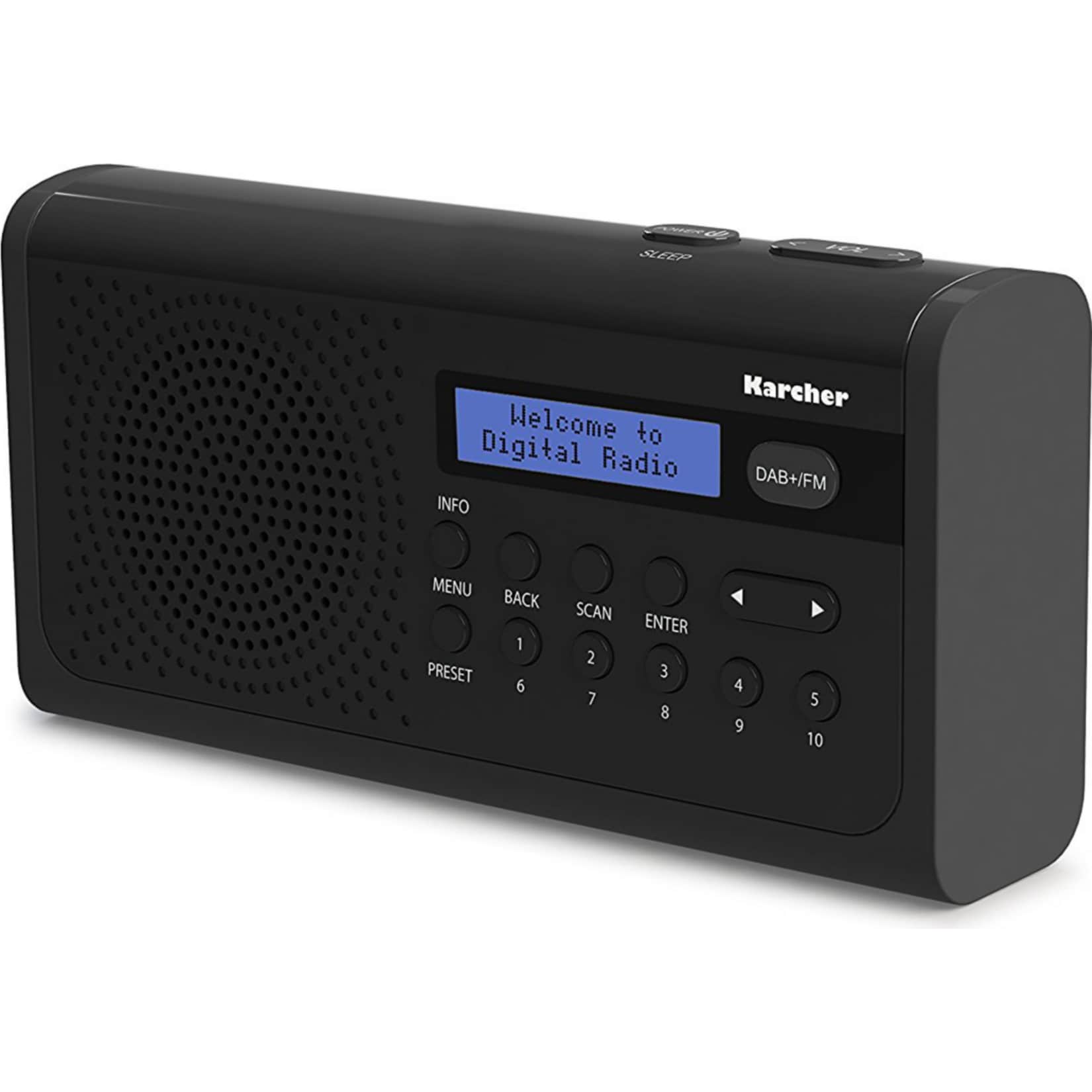 Karcher DAB 2405 tragbares Radio mit DAB+/FM-Radio - Bild 1