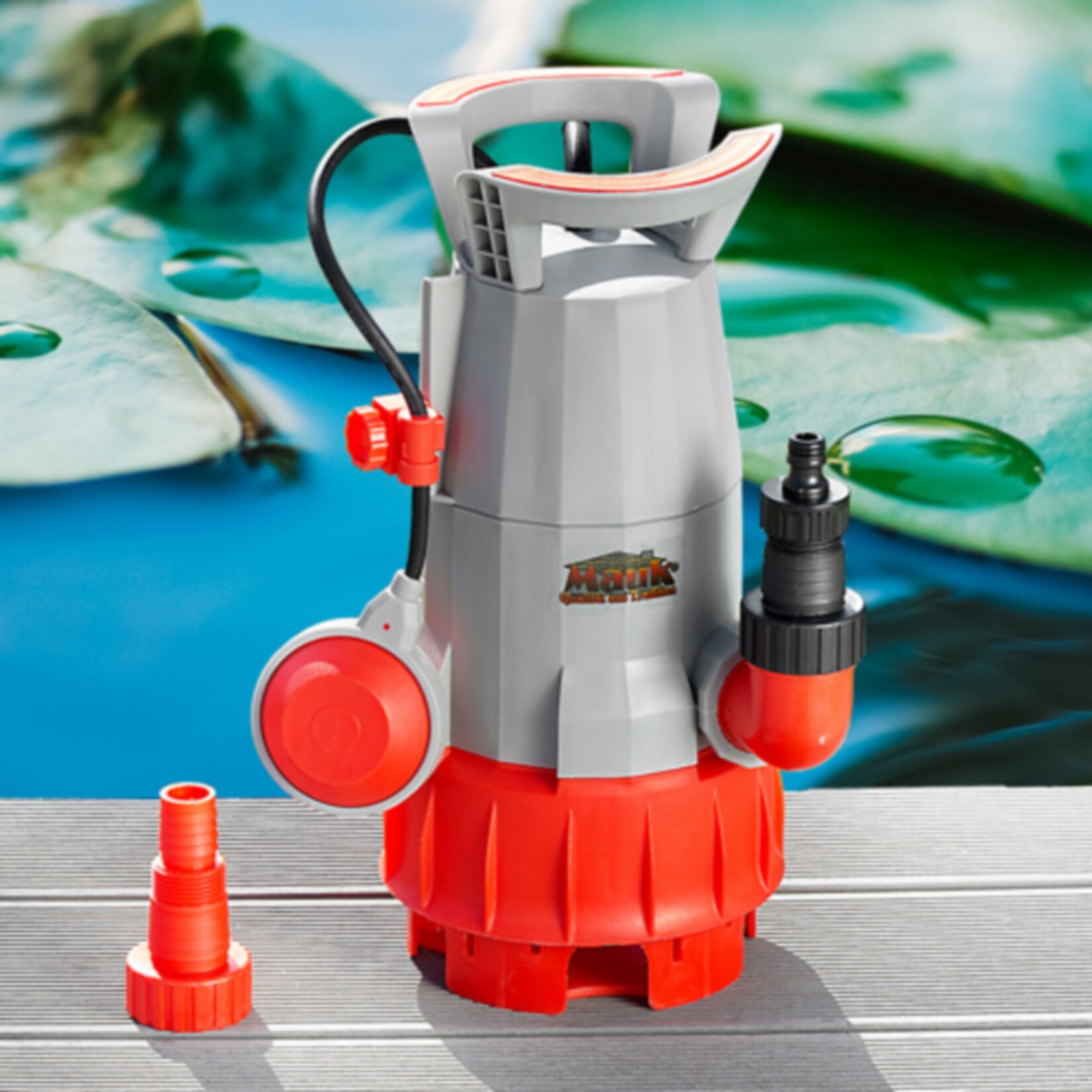 Mauk 1788 Schmutzwasserpumpe mit einstellbarer Absaughöhe 400 W | 04043722017884
