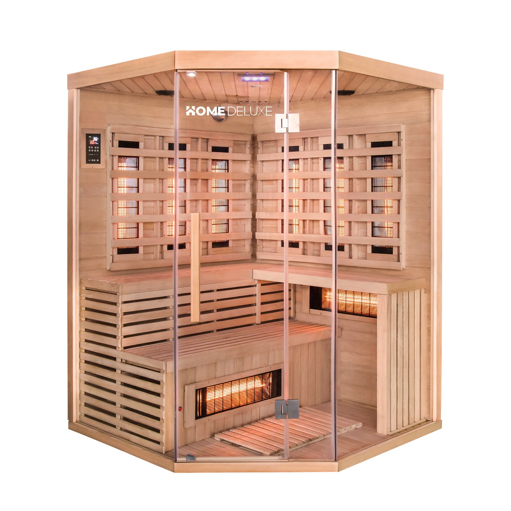 HOME DELUXE Infrarotkabine SAHARA – XXL mit Vollspektrumstrahler | 04058166017956