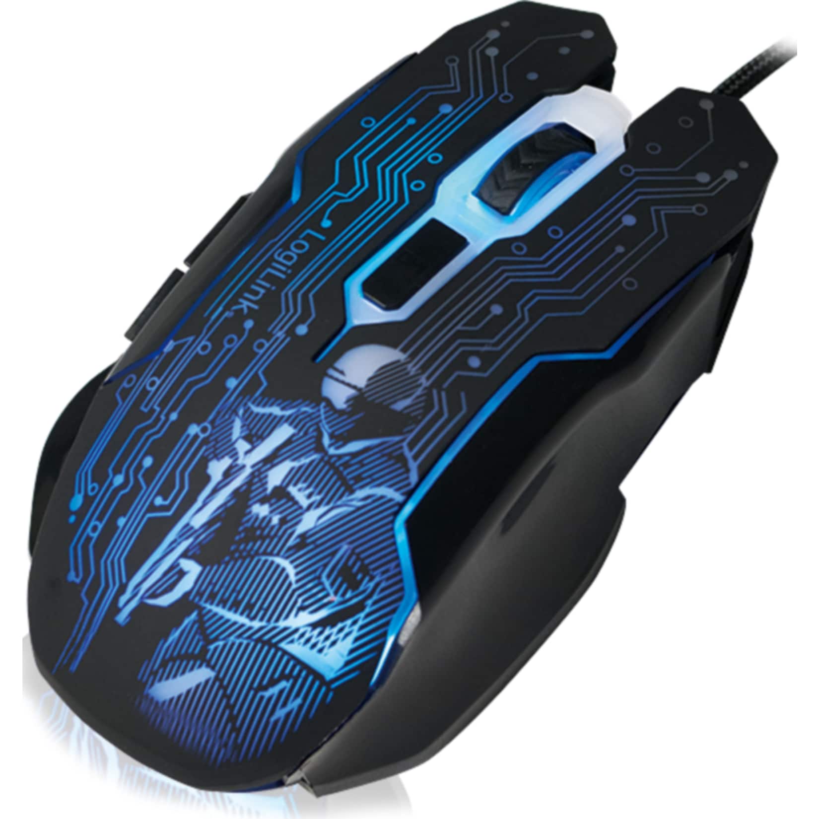 LogiLink ID0137 USB Gaming-Maus, 2400 dpi, Schwarz - Bild 1