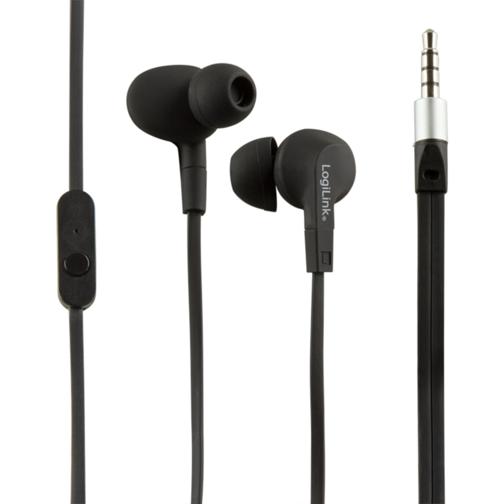 LogiLink HS0042 Wassergesch&uuml;tztes (IPX6) Stereo In-Ear Headset - schwarz - Bild 1