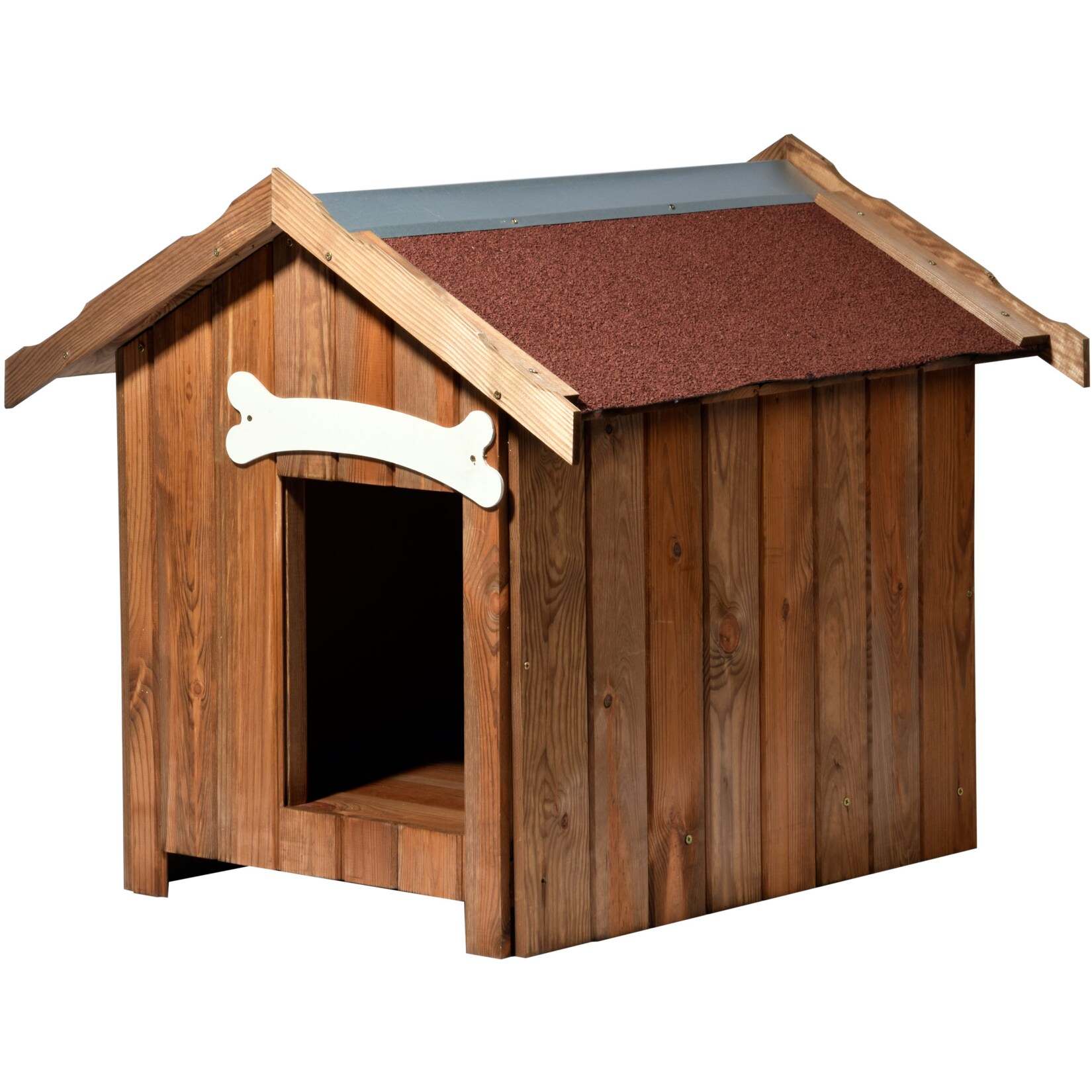 Dobar Isolierte Hundeh&uuml;tte mit Spitzdach - Bild 1