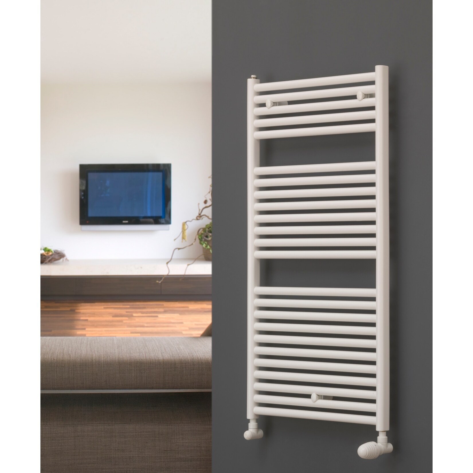 Ximax Badheizk&ouml;rper Lux 732 mm x 600 mm 439 Watt Wei&szlig; RAL 9003 - Bild 1