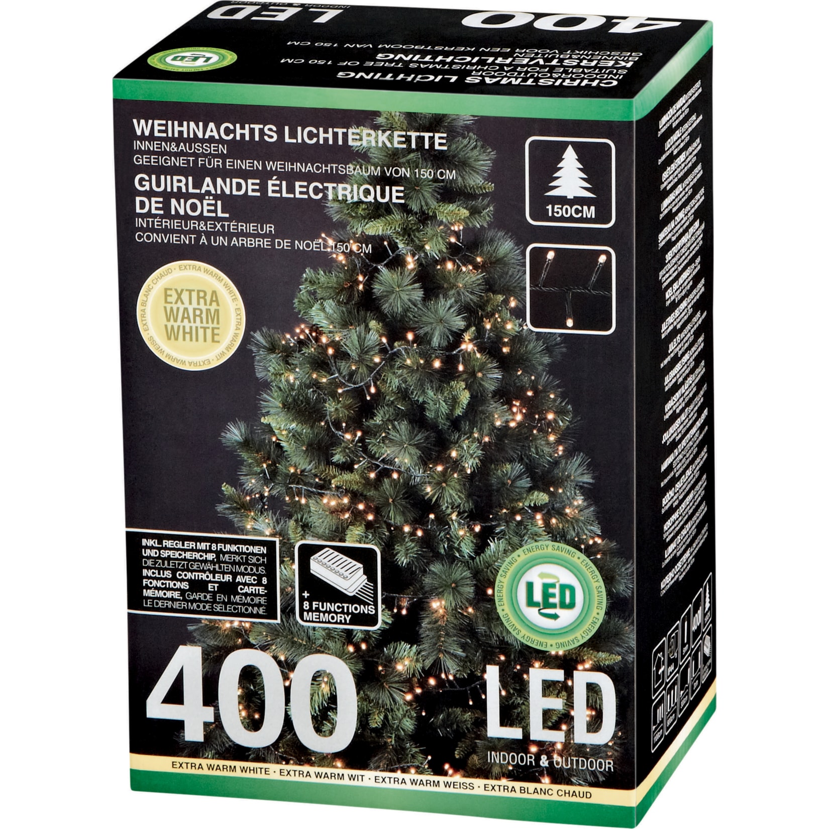 Weihnachtslichterkette Mit 400 Leds Online Kaufen Bei Netto