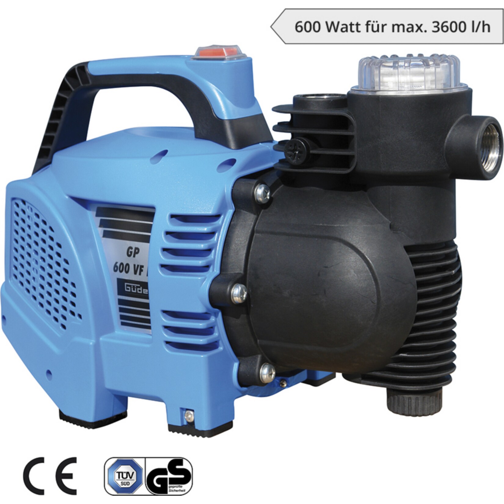 G&uuml;de Gartenpumpe GP 600 VF P - Bild 1