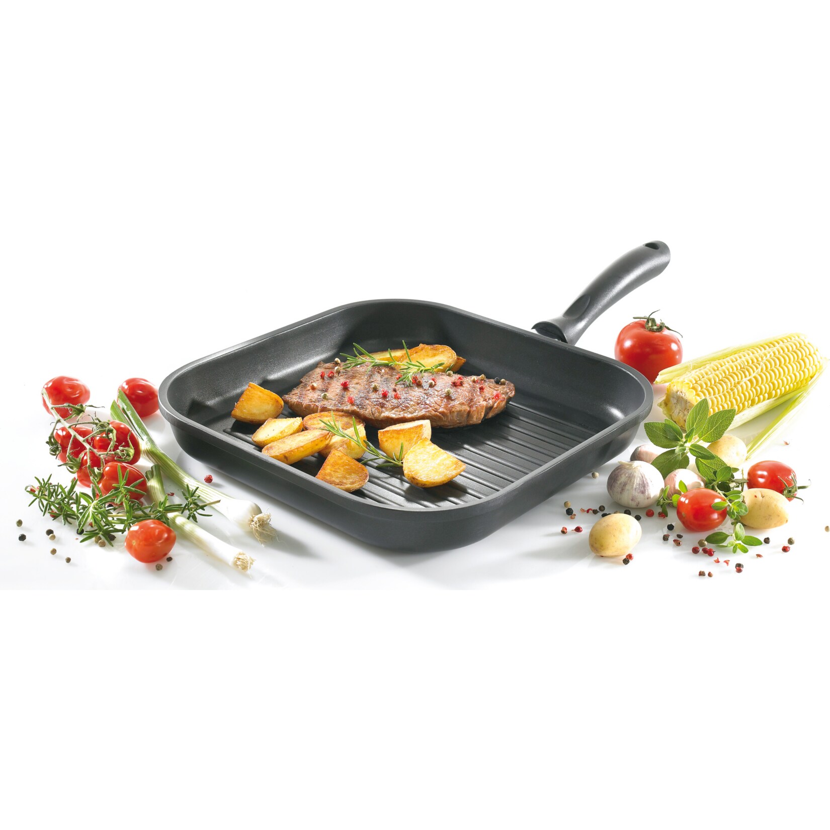 Aluguss-Steakpfanne LEIPZIG 28×28 cm | 04006776033750