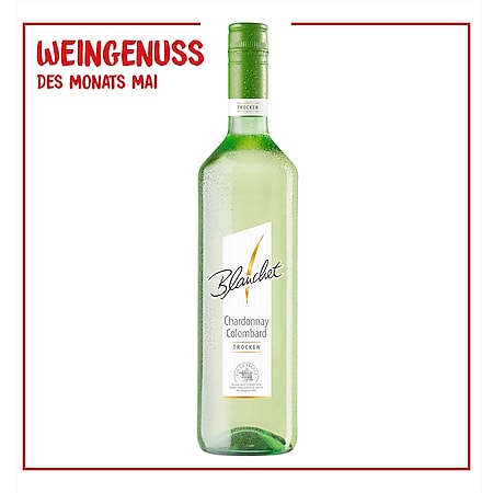 Blanchet Chardonnay Colombard Vin de France trocken 12,0 % vol 0,75 Liter - Bild 1