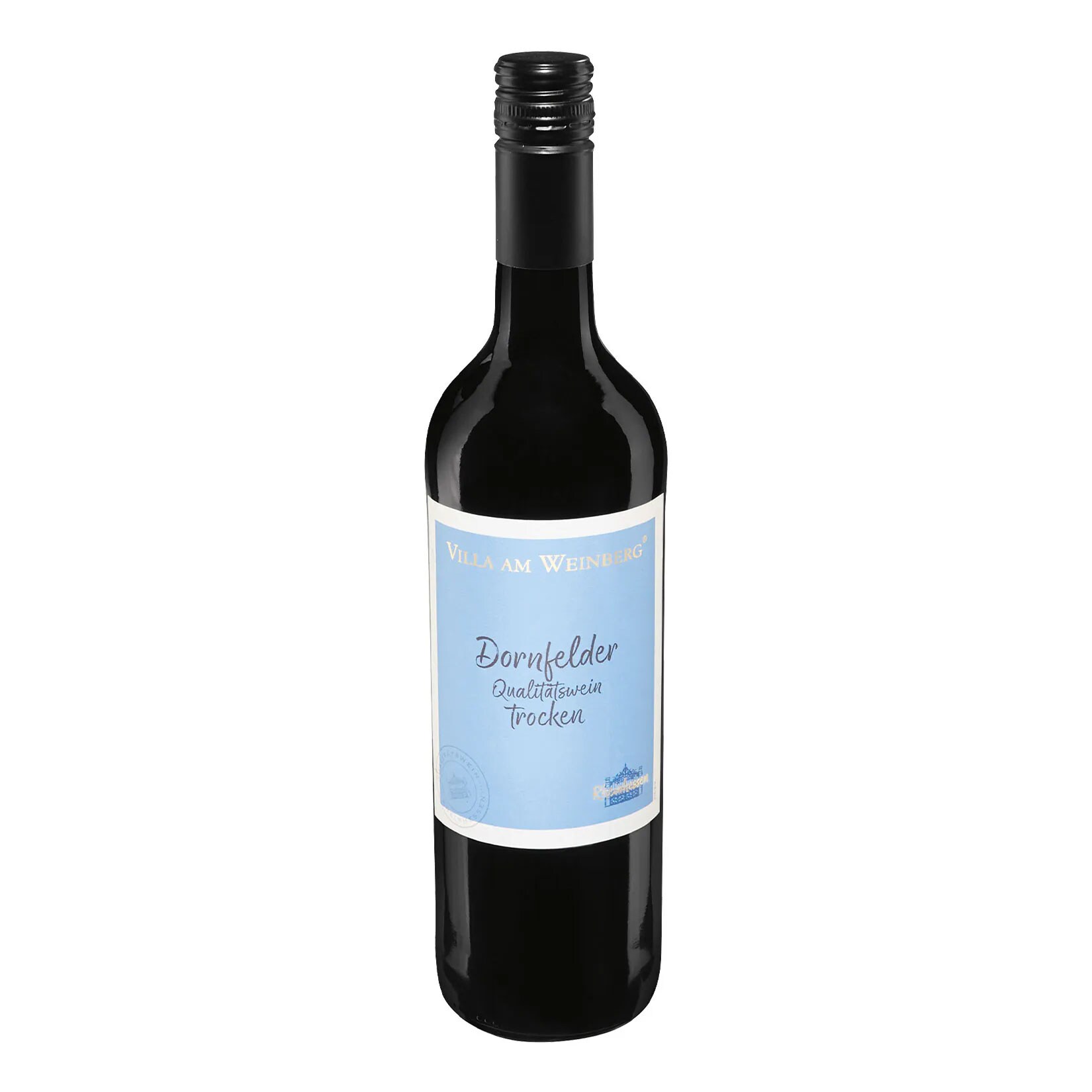 Villa am Weinberg Dornfelder Rotwein Qualitätswein trocken 12,0 % vol 0,75 Liter - Inhalt: 6 Flaschen