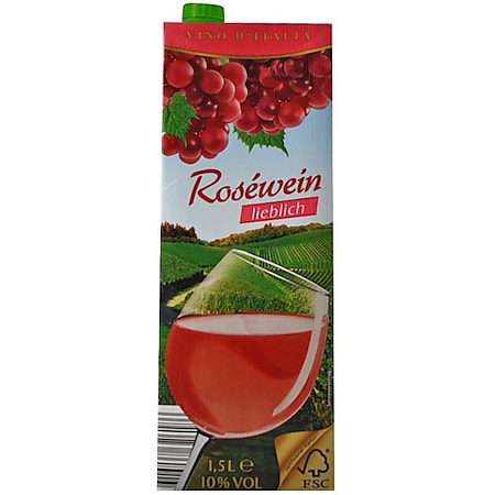 Italienischer Roséwein 10,0 % vol 1,5 Liter - Bild 1