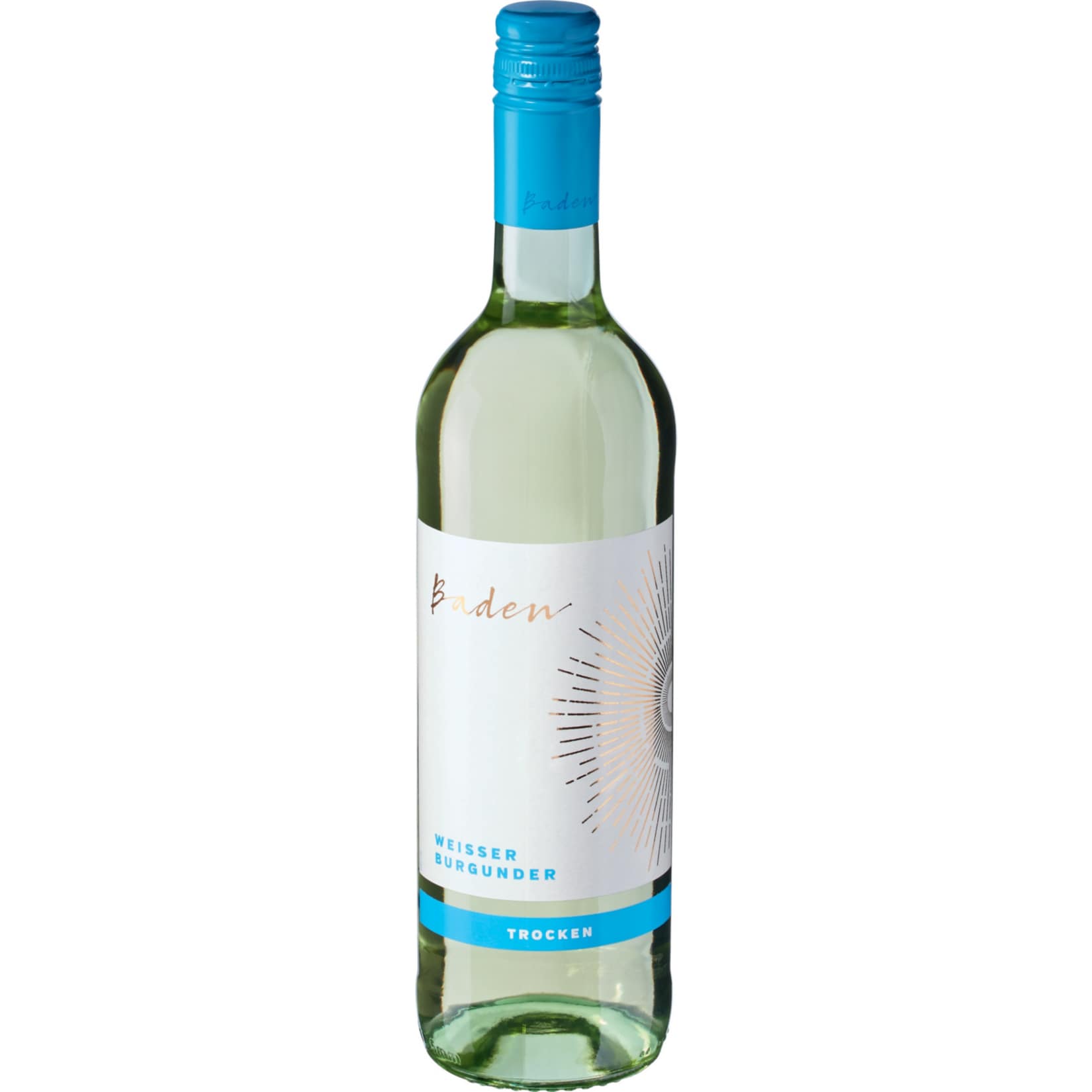 Wei&szlig;er Burgunder Qualit&auml;tswein Baden trocken 12,5 % vol 0,75 Liter - Bild 1