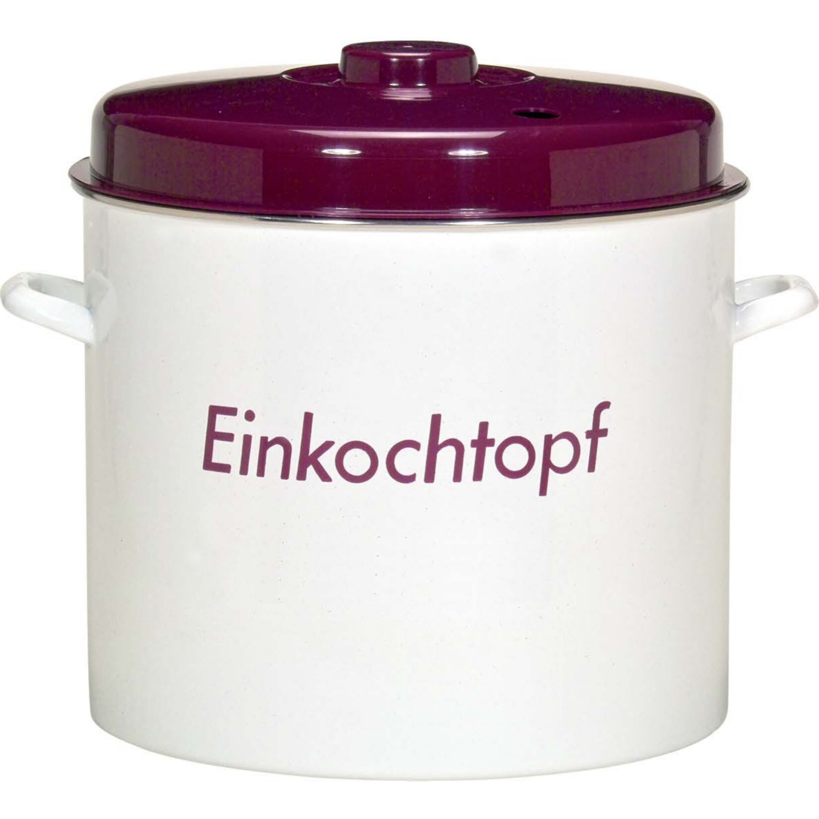 Einkochtopf emailliert mit Plastikdeckel | 04006776052133