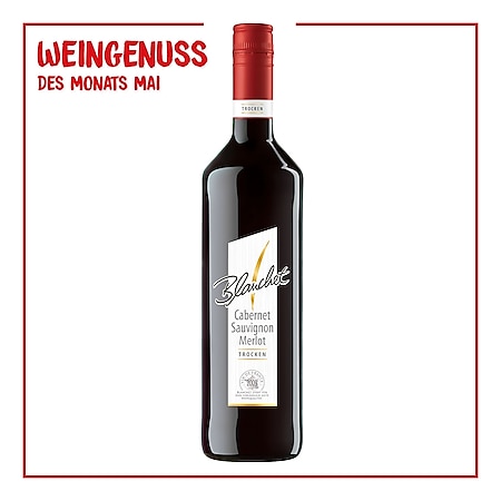 Blanchet Cabernet Sauvignon Merlot trocken Vin de France 12,5 % vol 0,75 Liter - Bild 1
