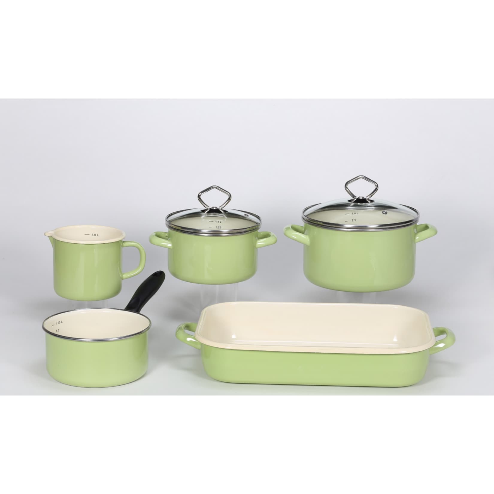 Emaille-Set Juist 5-teilig - Bild 1