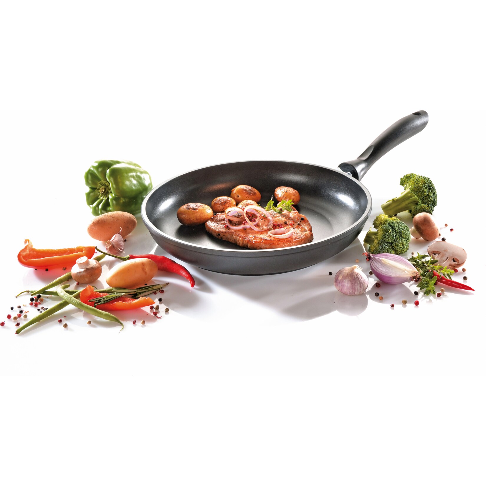 Aluguss-Pfanne flach LEIPZIG 28 cm | 04006776046095