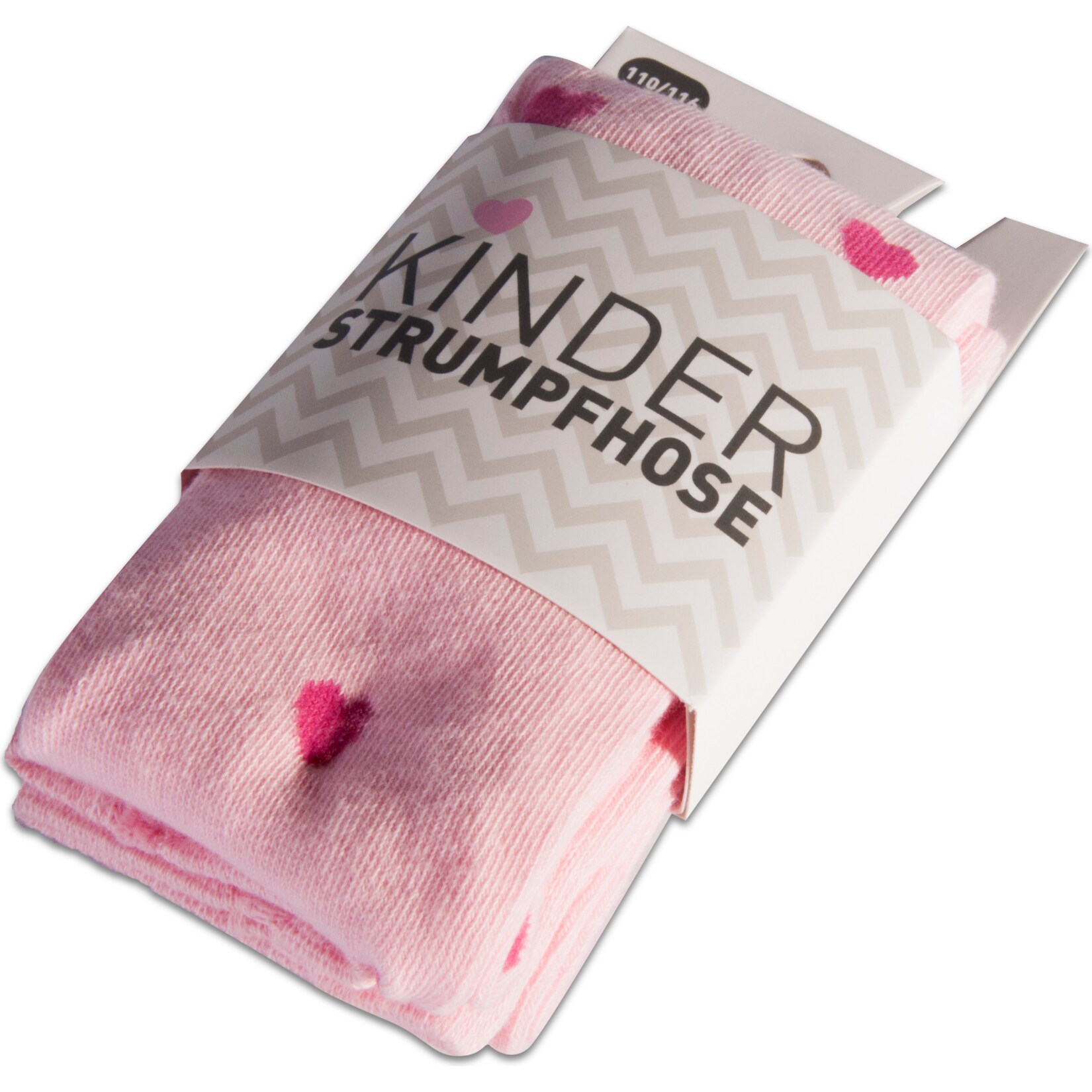 Kinder Strumpfhose Rosa, Gr&ouml;&szlig;e 122 / 128 - Bild 1