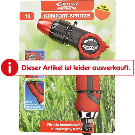 1 Stck. Carrera Greenmaster Komfort-Sprize Schlauchspritze Gartenspritze