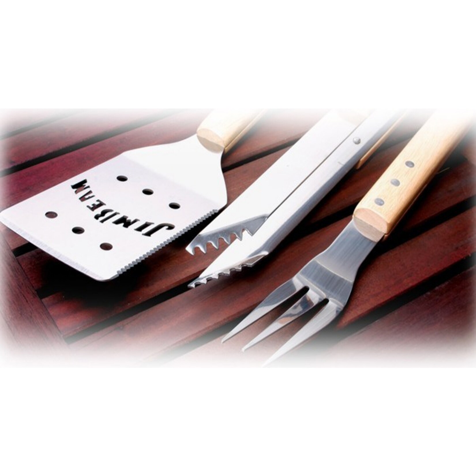 Jim Beam&reg; Grillbesteck 3-tlg. - Bild 1