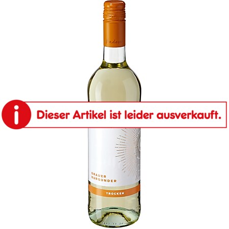 Grauer Burgunder Qualitätswein Baden trocken 12,0 % vol 0,75 Liter - Bild 1