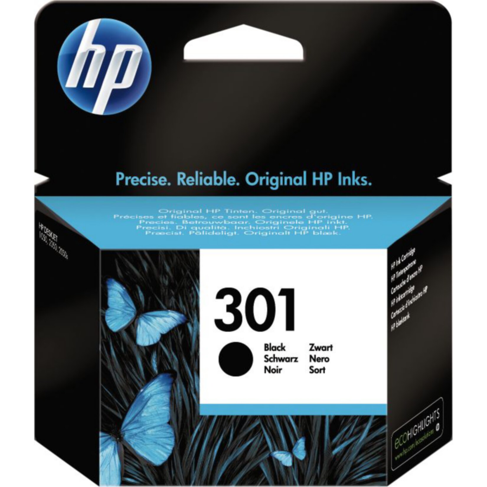 Original Hp Tintenpatrone Hp 301 Black Schwarz Online Kaufen Bei Netto