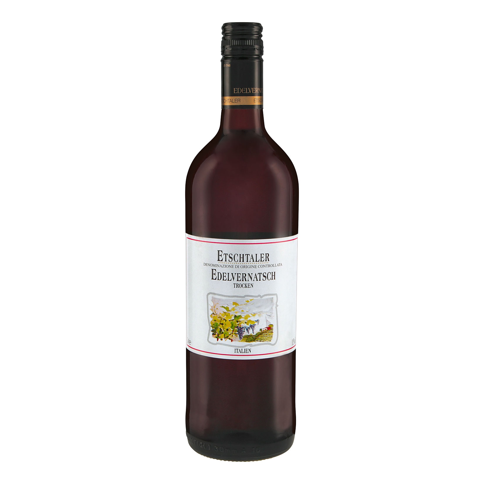 Etschtaler Edelvernatsch DOC 11,5 % vol 1,0 Liter - Bild 1