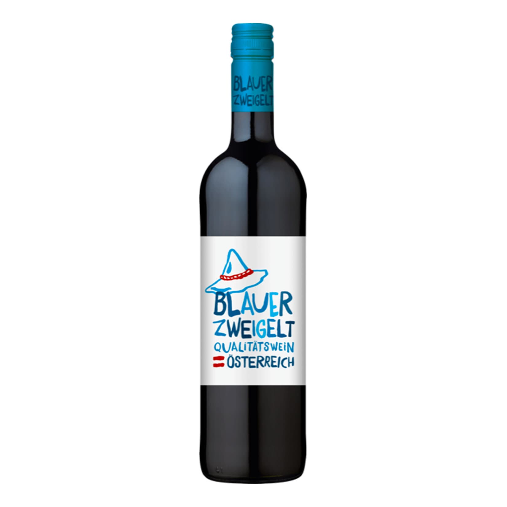 Blauer Zweigelt Qualitätswein 12,0 % vol 0,75 Liter – Inhalt: 6 Flaschen | 04316268607605