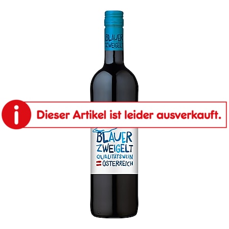 Blauer Zweigelt Qualitätswein 12,0 % vol 0,75 Liter - Bild 1