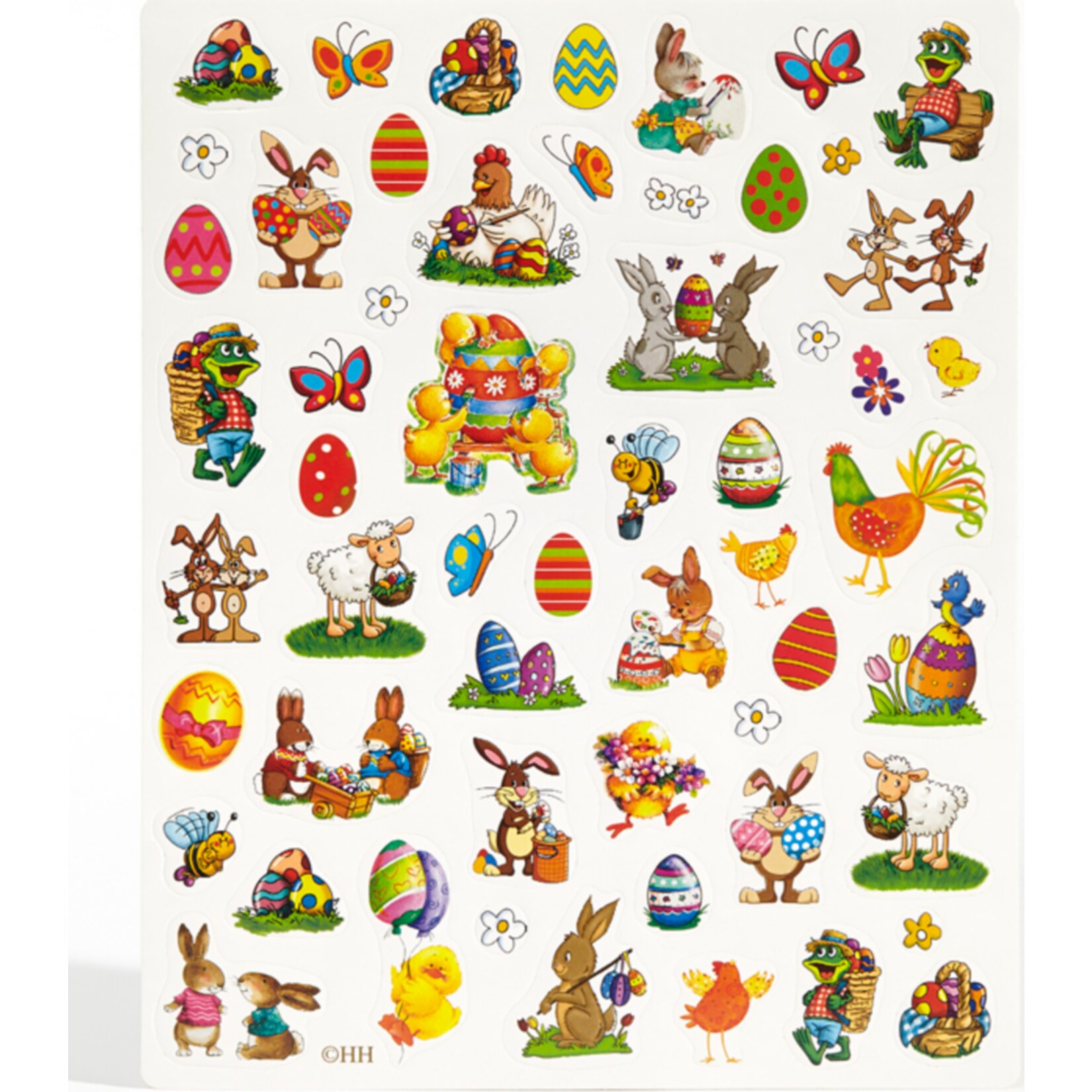 Osterdeko - bunte Sticker - Bild 1