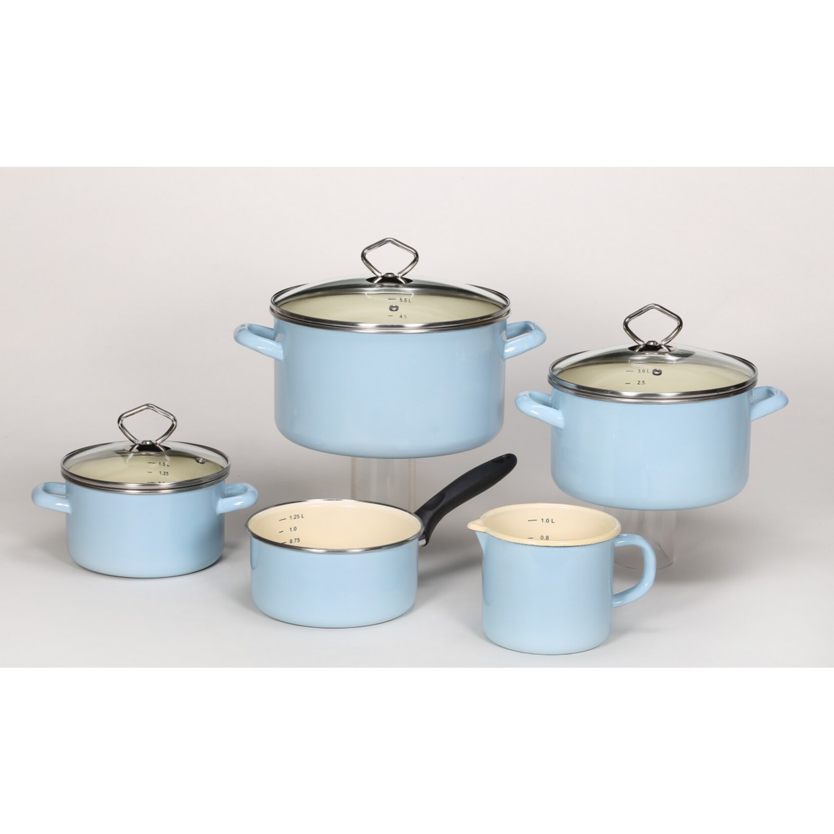 Emaille-Topfset SYLT 5tlg. - Bild 1