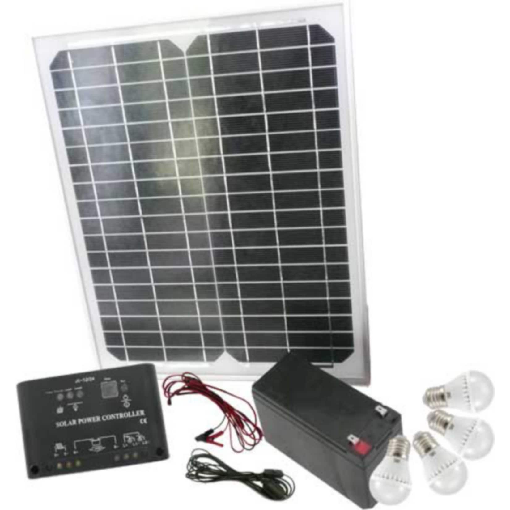 Mauk High-Tech Solar-Set 15 W mit Klickschaltern - Bild 1