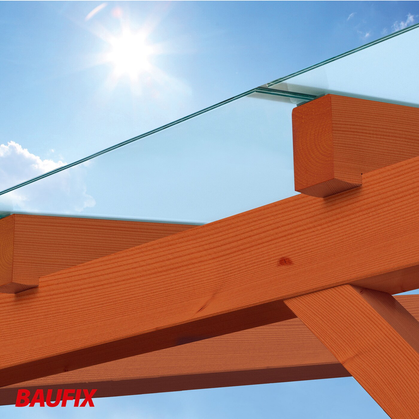 BAUFIX Dekor Langzeitlasur mahagoni seidenglänzend, 5 Liter, Holzlasur | 04014505049132