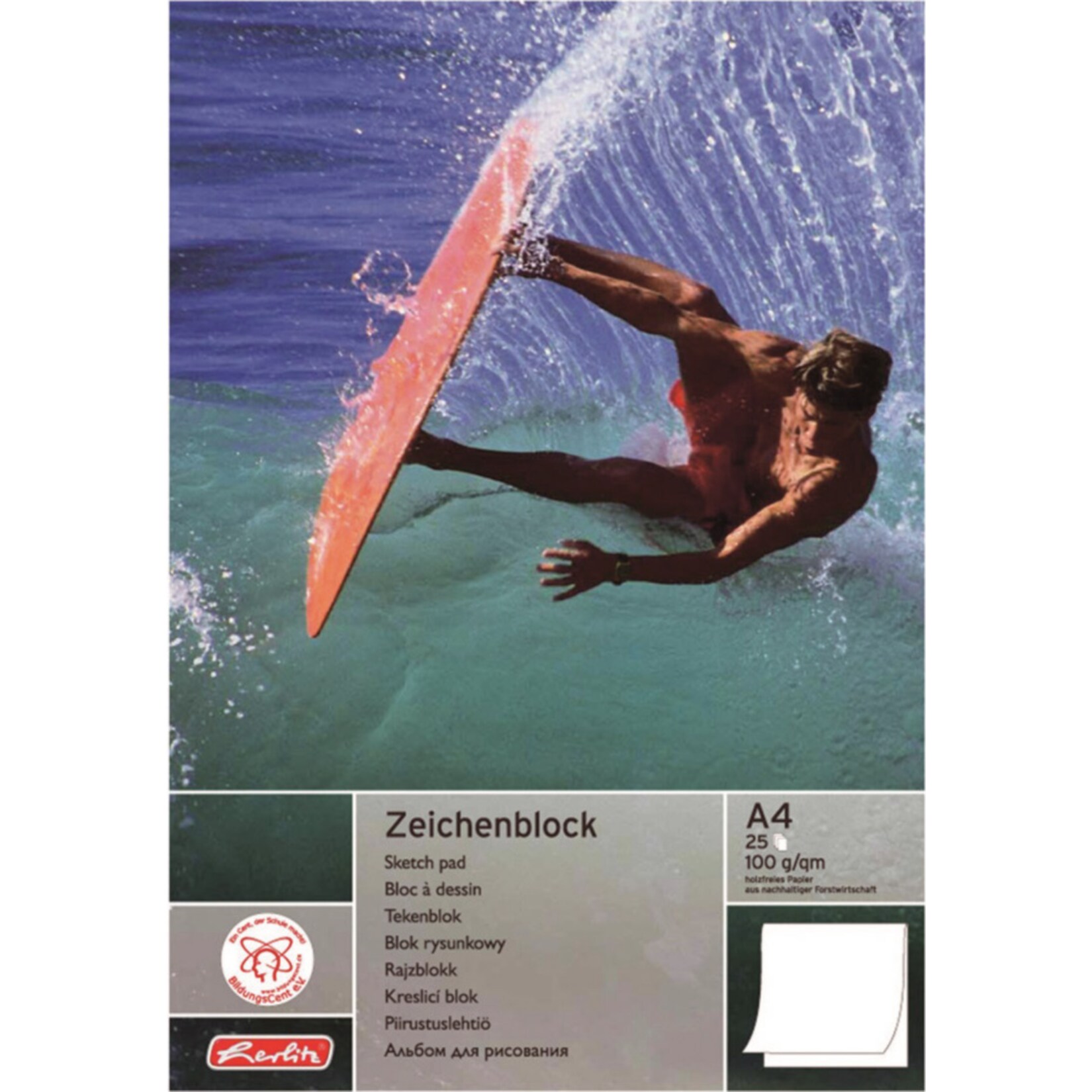 Schulmaterialien - Zeichenblock A4 - Bild 1