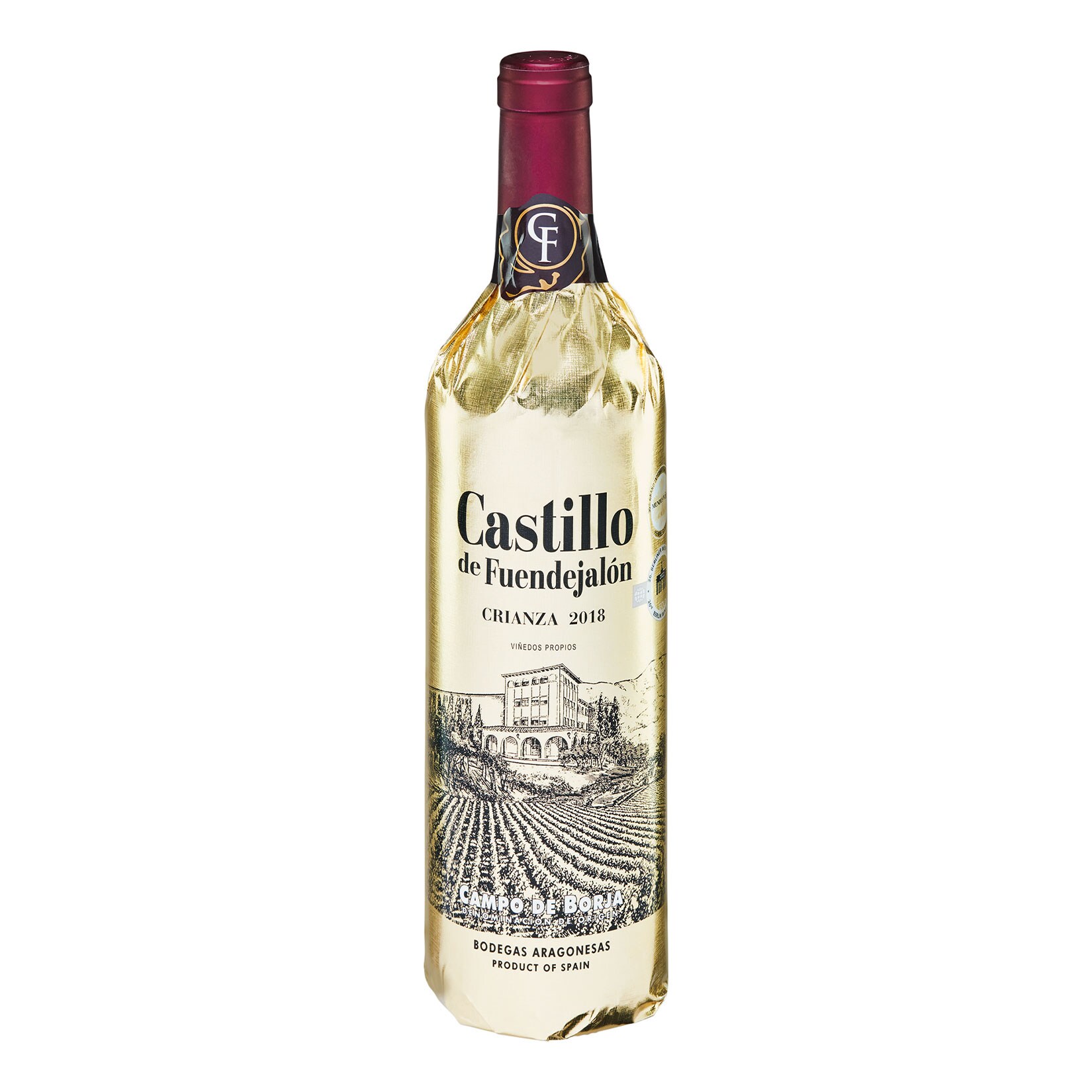Netto Wein-Angebote - Castillo de Fuedejalon Campo de Borja DO Crianza Tinto 13,0% vol 0,75 Liter - Inhalt: 6 Flaschen