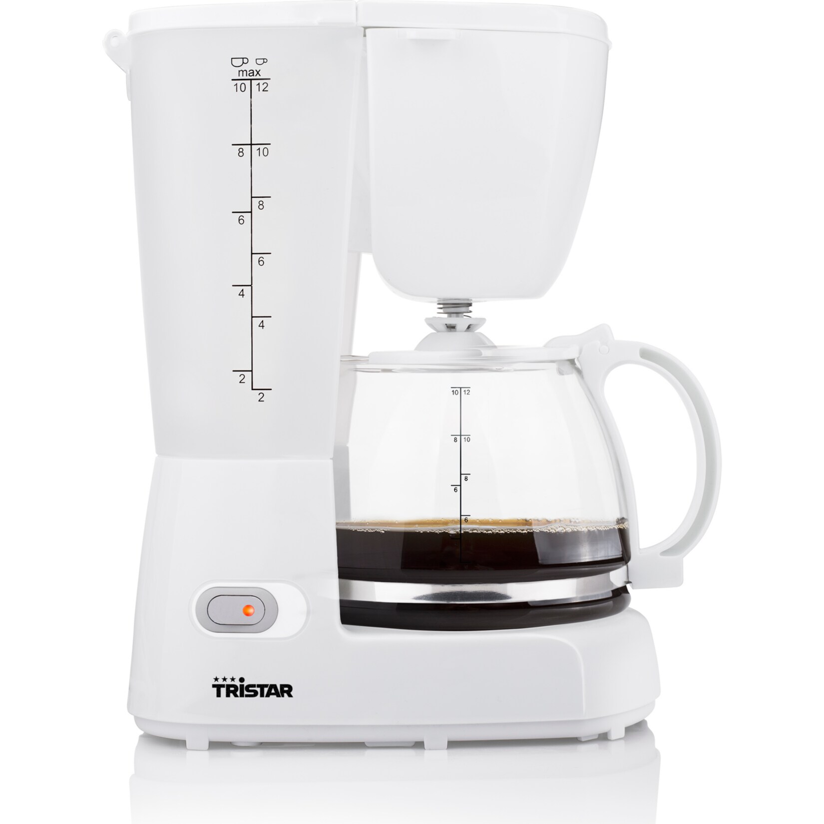 Tristar Kaffeemaschine f&uuml;r 10-12 Tassen, wei&szlig; - Bild 1