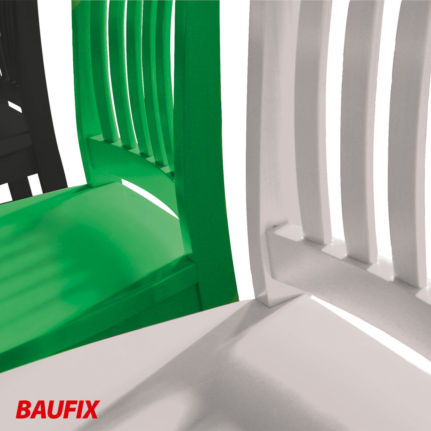 BAUFIX Buntlack weiss seidenmatt, 1 Liter, Lackfarbe - Bild 1