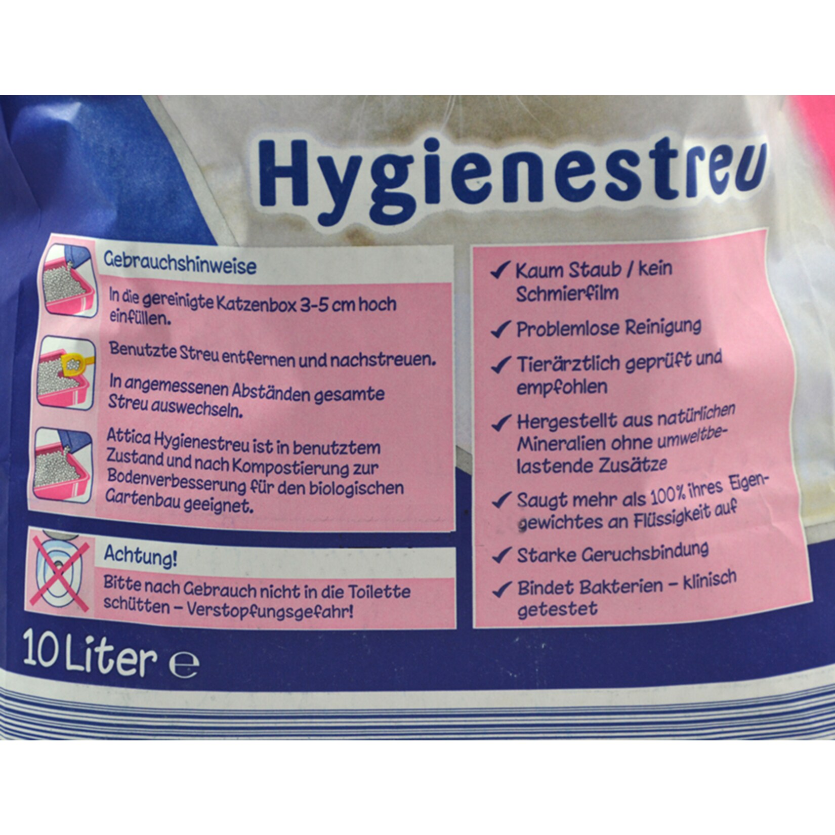 Attica Hygienekatzenstreu 10 Liter online kaufen bei Netto