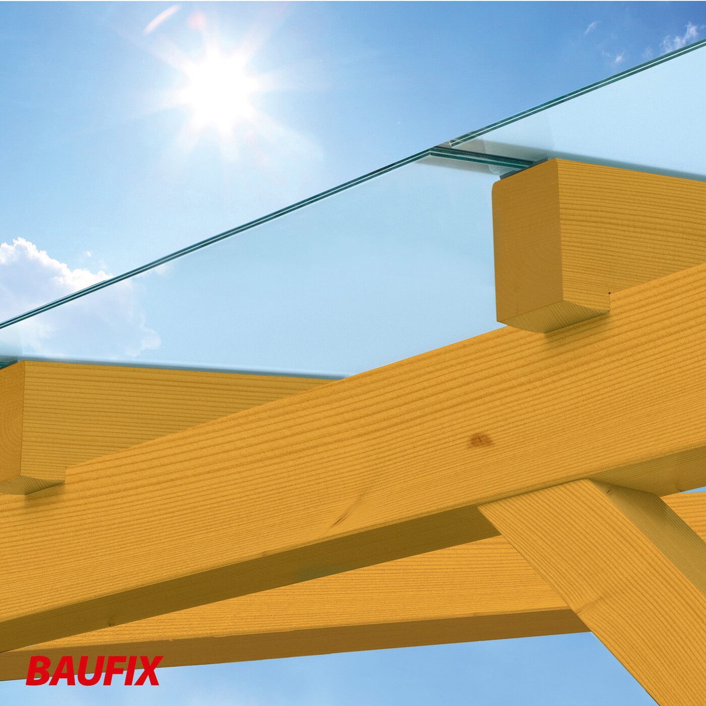 BAUFIX Dekor Langzeitlasur kiefer seidenglänzend, 5 Liter, Holzlasur | 04014505036620