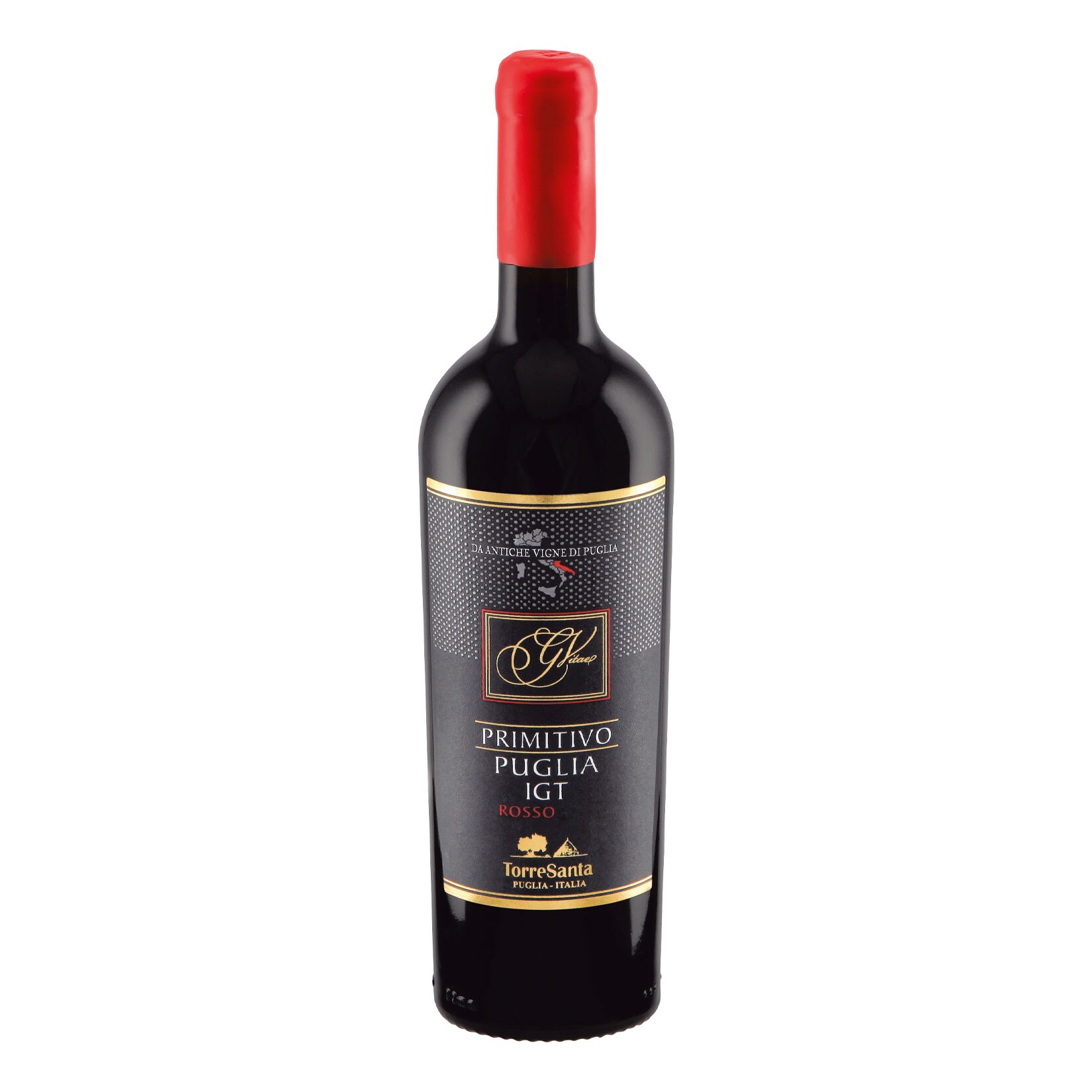 Netto Wein-Angebote - Torre Santa Primitivo Puglia IGT 13,0 % vol 0,75 Liter - Inhalt: 6 Flaschen