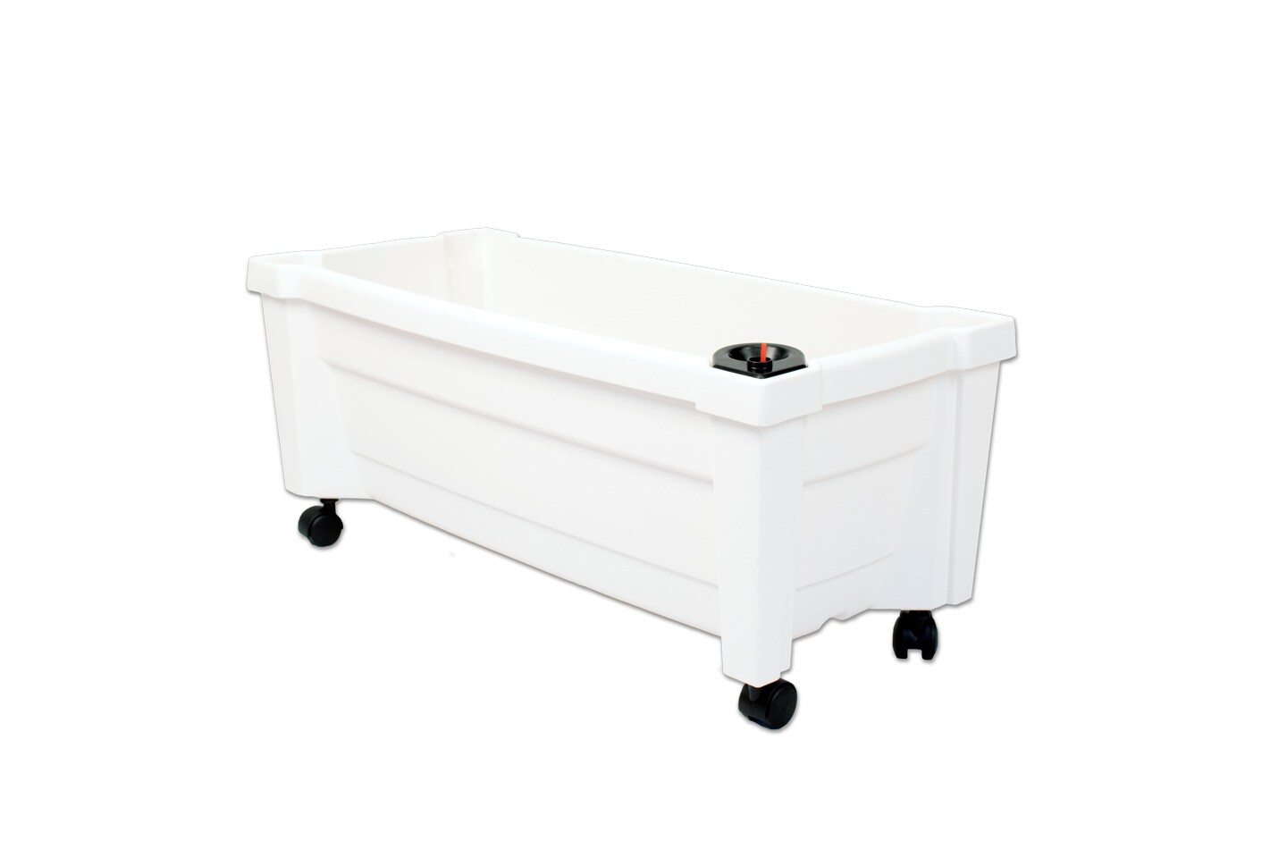 Pflanzkasten Calypso mit Bew&auml;sserungssystem und Rollen - Bild 1