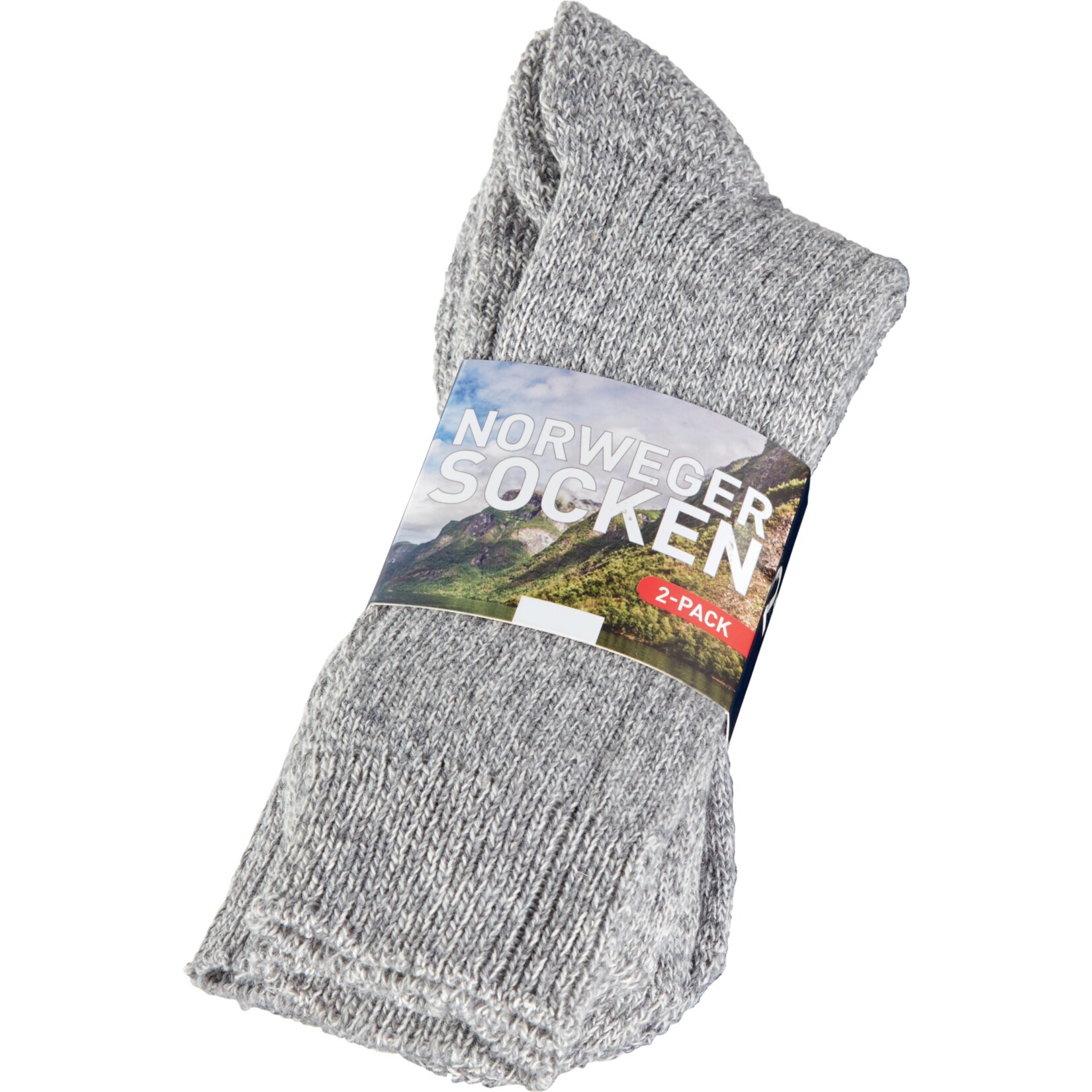 Norweger Socken f&uuml;r Damen und Herren, 2er Pack - Bild 1